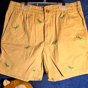 Polo Ralph Lauren- Kids' Yellow Shorts with Embroidered Design